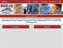 Tablet Screenshot of bus.ch